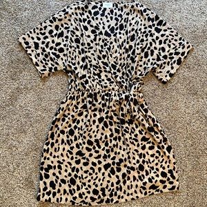 Everly Leopard Cheetah Dress Large